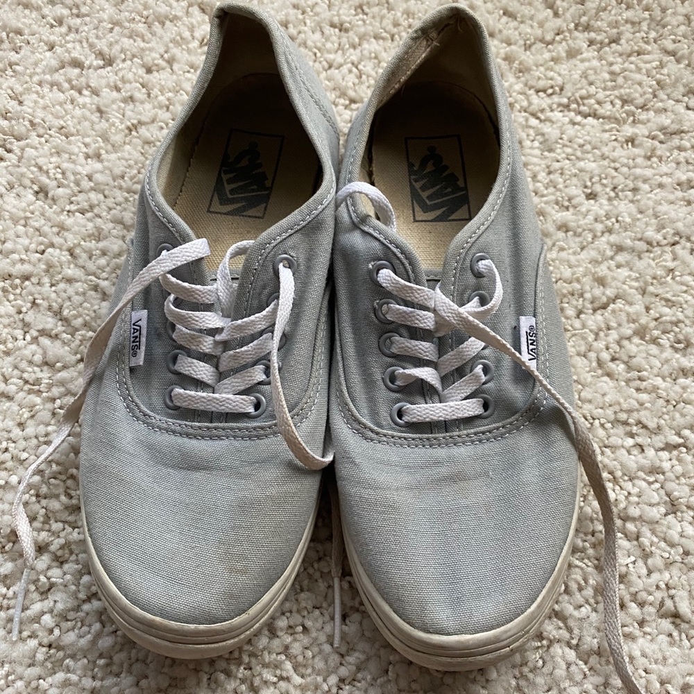 Grey vans size 8